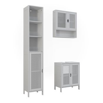 Juego De Muebles De Baño De 3 Piezas Liora 3 Partes Vicco