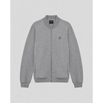 Lyle & Scott Chaqueta de punto ML2569V CUSHIONED INTERLOCK-Z804 GLACIER GREY para hombre