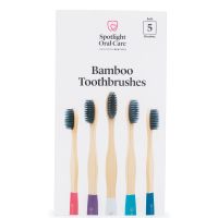 spotlight oral care bamboo toothbrush pack pack of 5