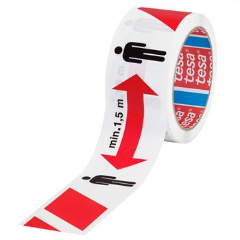 Tesa Cinta autoadhesiva para marcar suelos mín. 1,5 m' 50 mm x 50 m