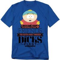south park camiseta wade through dicks para mujer