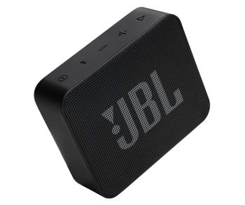 JBL GO Essential Altavoz pequeño Bluetooth, altavoz impermeable y portátil para llevar, hasta 5 horas de reproducción con una sola carga de batería, negro