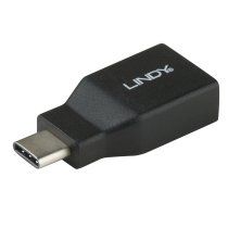 Lindy 41899 cambiador de gÃ©nero para cable USB 3.1-C USB 3.1-A Negro