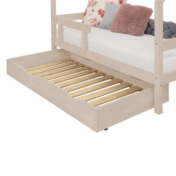 Cajón De Cama 90 X 180 Con Somier Buddy - Beige