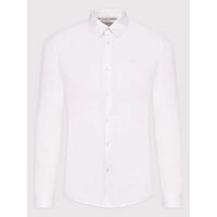 guess camisa manga larga m1yh20 w7zk1-g011 pure white para hombre