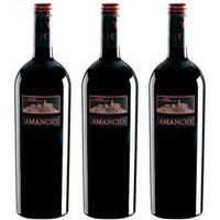 amancio tempranillo vino tinto espana pack 3 botellas 75 cl 145 vol