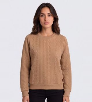 Colmar para mujer. 92000007-3JJ Sudadera de punto trenzado (M), Casual, Poliéster