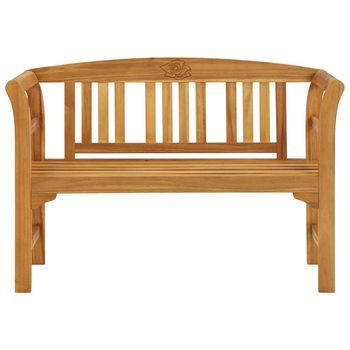 Banco De Jardín | Banco De Exterior | Silla De Jardín Madera De Acacia Maciza 114 Cm