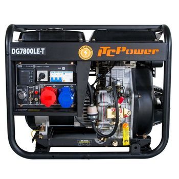 Dg7800let Generador Eléctrico Diesel Full Power Itcpower