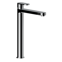 mezclador alto para lavabo de bano en laton cromado amalfi