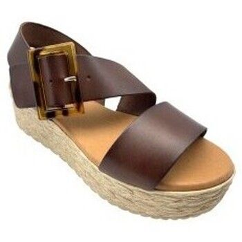 Eva Frutos Sandalias Sandalia señora 718 marron para mujer