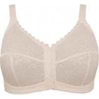 classic soft cup front fastening lace bra