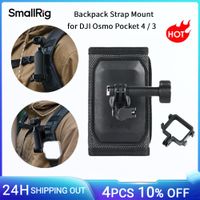 soporte de correa para mochila smallrig para dji osmo pocket 4 3 action 6nano para gopro para insta360 con base adaptadora de cabezal de bola para camara de accion