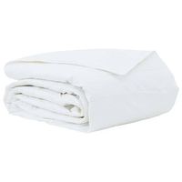 edredon de verano 260 x 220 cm verano pluma blanco transpirable vidaxl