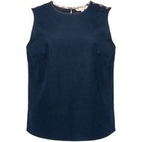 barbour blusa lsh1597 bathgate top para mujer