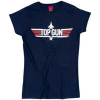 top gun camiseta iceman para mujer