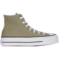 converse deportivas moda baskets chuck taylor all star lift plateforme gris para mujer