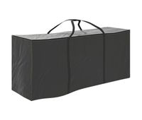 outsunny bolsa de almacenamiento para cojines de jardin impermeable bolsa de almacenamiento para arbol de navidad oxford 600d resistente con asas funda de cojines para exterior 175x55x75 cm negro