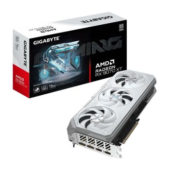 Tarjeta Gráfica GIGABYTE Radeon RX 9070 XT GAMING OC ICE 16GB GDDR6 White