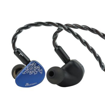 Auriculares iem kiwi ears cadenza ii blue jack 3,5mm 10mm driver dinámico