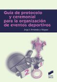 guia de protocolo para la organizacion de eventos deportivos