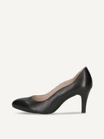 caprice pumps black made of leather with funnel heel size 40