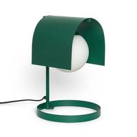 lampara de mesa metal heswall verde