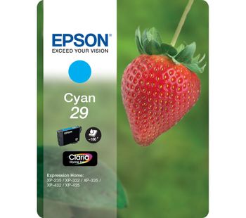 EPSON Strawberry 29 Cyan Ink Cartridge, Cyan