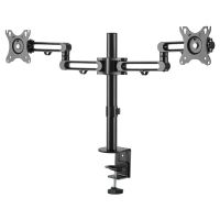 startech soporte vesa articulado para 2 monitores aluminio