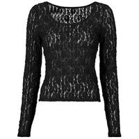 vero moda blusa vmflora ls 2-way lace para mujer
