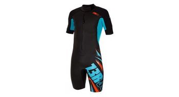 Traje de neopreno z3rod swimrun start negro azul