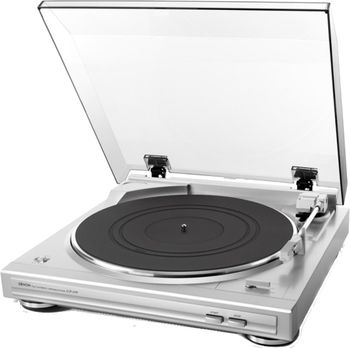 Denon DP 29 F Tocadiscos de tracción por correa Negro