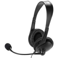 auriculares vivanco 36671 con cable jack 35 mm para oficina y teletrabajo negros