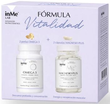 inMe LAB Fórmula Vitalidad Omega 3 + Mg Plus