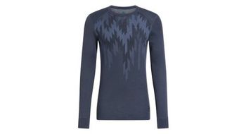 Camiseta interior odlo active warm print azul