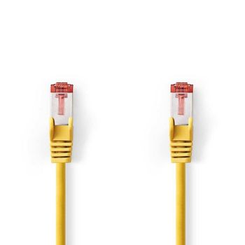 Cable de red Nedis CCGL85221YE100 Cat6 S/FTP 10 m Rojo Amarillo