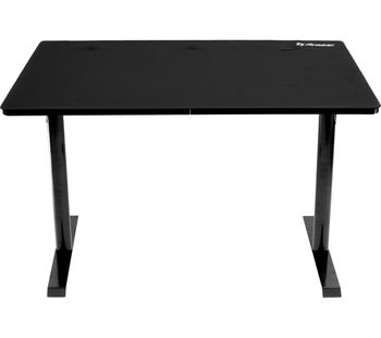 AROZZI Leggero Gaming Desk - Black, Black
