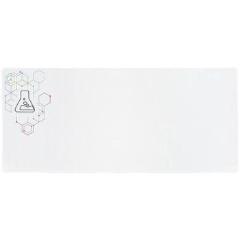 Alfombrilla The G-Lab Pad Selenium XXL blanca base antideslizante 900x400x4 mm