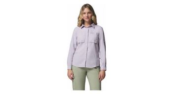 Camisa columbia skien valley violet mujer