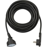 cable alargador brennenstuhl 10 metros proteccion infantil enchufe plano negro