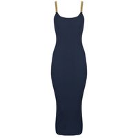 michael michael kors vestido largo chain strap midi drs para mujer