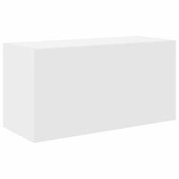 mueble de pared de bano madera ingenieria blanco 60x25x30 cm vidaxl