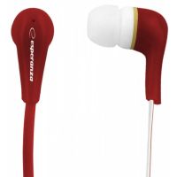 auriculares esperanza eh146r con cable mini jack 35 mm para musica rojos