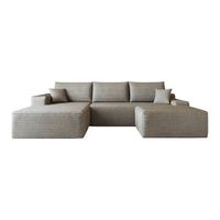sofa esquinero modular 270cm chaise longue en forma de l pana a rayas sofa color camello