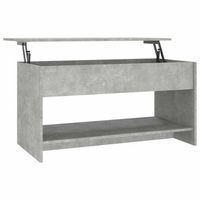 mesa de centro madera de ingenieria gris hormigon 102x50x525cm vidaxl