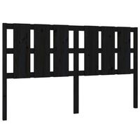 cabecero accesorio para dormir mueble de dormitorio 1655 x 4 x 100 cm madera de pino negro tdl0202227