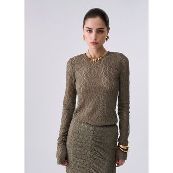 Liu Jo Blusa Top en encaje stretch para mujer
