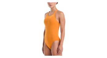 Traje de bano nike swim fastback naranja  mujer