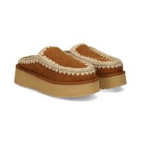 mou zuecos mujer - marron talla 39
