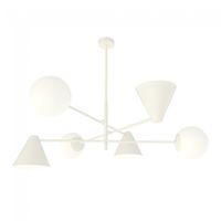 lampara de techo semra blanco 6 luces